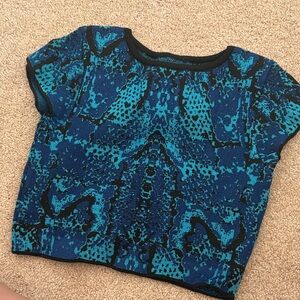 Blue Patterned Shirt